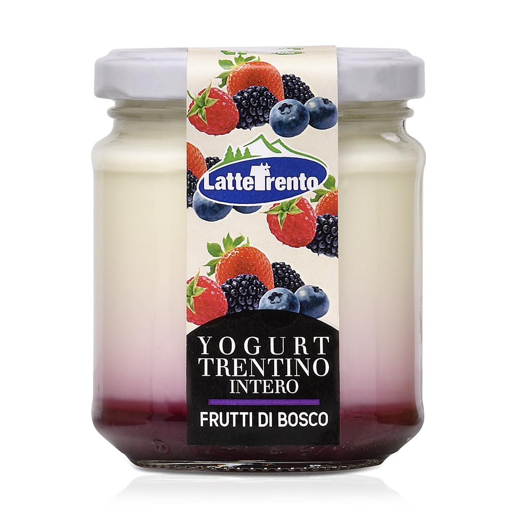 Yogurt Trentino in vasetto di vetro - Latte Trento